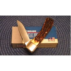 Schrade + USA 55UH Uncle Henry Staglon Bruin Linerlock Knife - NIB Schrade + USA 55UH Uncle Henry Staglon Bruin Linerlock Knife - NIB