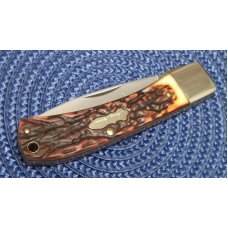 Schrade + USA 55UH Uncle Henry Staglon Bruin Linerlock Knife - NIB Schrade + USA 55UH Uncle Henry Staglon Bruin Linerlock Knife - NIB