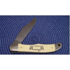 Schrade USA SC500 Scrimshaw Linerlock Folding Hunter Knife & Pouch c. 1984 - NIB Schrade USA SC500 Scrimshaw Linerlock Folding Hunter Knife & Pouch c. 1984 - NIB