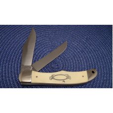 Schrade USA SC508 Scrimshaw Folding Hunter Knife & Pouch c. 1982 - NIB Schrade USA SC508 Scrimshaw Folding Hunter Knife & Pouch c. 1982 - NIB