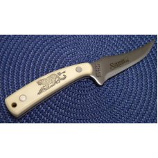 Schrade USA SC502 Scrimshaw Sharpfinger Fixed Blade Sheath Knife c. 1982 - NIB