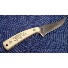 Schrade USA SC502 Scrimshaw Sharpfinger Fixed Blade Sheath Knife c. 1980 - NIB