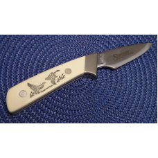 Schrade USA SC509 Scrimshaw Little Finger Fixed Blade Sheath Knife c. 1981 - NIB Schrade USA SC509 Scrimshaw Little Finger Fixed Blade Sheath Knife c. 1981 - NIB