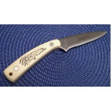 Schrade USA SC501 Scrimshaw Drop Point Fixed Blade Sheath Knife c. 1979 - NIB Schrade USA SC501 Scrimshaw Drop Point Fixed Blade Sheath Knife c. 1979 - NIB