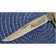 Schrade USA SC503 Scrimshaw Linerlock Slimline Trapper Knife c. 1986 - NIB Schrade USA SC503 Scrimshaw Linerlock Slimline Trapper Knife c. 1986 - NIB