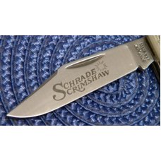 Schrade USA SC506 Scrimshaw Barlow Knife c. 1983 - NIB Schrade USA SC506 Scrimshaw Barlow Knife c. 1983 - NIB