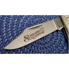 Schrade USA SC506 Scrimshaw Barlow Knife c. 1986 - NIB Schrade USA SC506 Scrimshaw Barlow Knife c. 1986 - NIB
