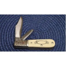 Schrade USA SC506 Scrimshaw Barlow Knife c. 1980 - NIB Schrade USA SC506 Scrimshaw Barlow Knife c. 1980 - NIB