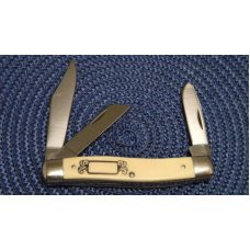 Schrade USA SC505 Scrimshaw Stockman Knife c. 1985 - NIB Schrade USA SC505 Scrimshaw Stockman Knife c. 1985 - NIB