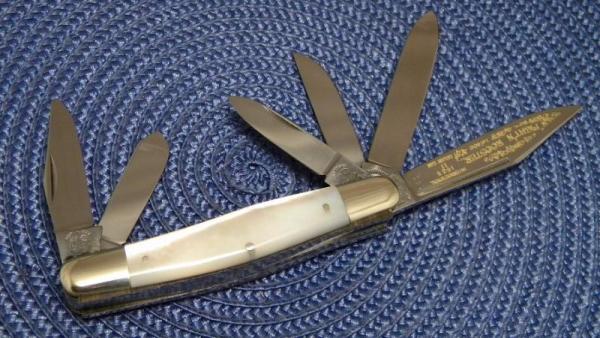 Fight'n Rooster Frank Buster Celebrated Cutlery Germany Pearl 1984 6 Blade Stockman Club Knife Fight'n Rooster Frank Buster Celebrated Cutlery Germany Pearl 1984 6 Blade Stockman Club Knife