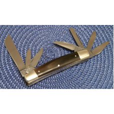 Fight'n Rooster Frank Buster Celebrated Cutlery Germany Horn 7 Blade Congress Knife
