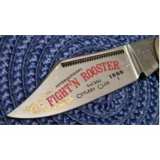 Fight'n Rooster Frank Buster Celebrated Cutlery Germany Pearl 1988 Fancy Whittler Club Knife Fight'n Rooster Frank Buster Celebrated Cutlery Germany Pearl 1988 Fancy Whittler Club Knife