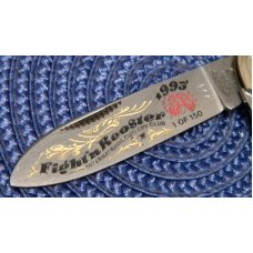 Fight'n Rooster Frank Buster Celebrated Cutlery Germany Pearl 1993 Canoe Club Knife Fight'n Rooster Frank Buster Celebrated Cutlery Germany Pearl 1993 Canoe Club Knife