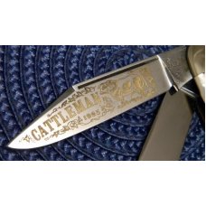Fight'n Rooster Frank Buster Celebrated Cutlery Germany Pearl 1985 Cattleman Cattle Knife Fight'n Rooster Frank Buster Celebrated Cutlery Germany Pearl 1985 Cattleman Cattle Knife