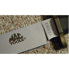 Gerber Portland ORE USA Mac Tools Bowie Fixed Blade Sheath Knife
