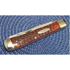Case XX Stainless USA 1965-69 Bone 6254 SSP First Model Stainless Trapper Knife Case XX Stainless USA 1965-69 Bone 6254 SSP First Model Stainless Trapper Knife