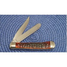 Case XX Stainless USA 10 Dot (1970) Bone 6254 SSP Trapper Knife Case XX Stainless USA 10 Dot (1970) Bone 6254 SSP Trapper Knife