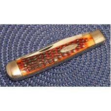 Case XX Stainless USA 1965-69 Bone 6254 SSP Tested XX Razor Edge Trapper Knife