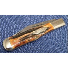 Case Classic 1990 Stag 51050 SAB Folding Hunter Coke Bottle Knife Case Classic 1990 Stag 51050 SAB Folding Hunter Coke Bottle Knife