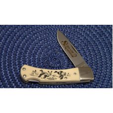 Schrade USA SC513 Scrimshaw Little Lockback Knife c. 1987 - NIB