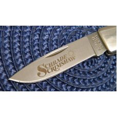 Schrade USA SC513 Scrimshaw Little Lockback Knife c. 1988 - NIB Schrade USA SC513 Scrimshaw Little Lockback Knife c. 1988 - NIB