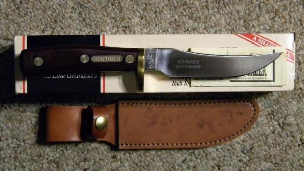 Schrade USA 160OT Old Timer Mountain Lion Rigid Fixed Blade Sheath Knife - NIB