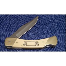 Schrade + USA SC507 Scrimshaw Lockback Knife & Pouch c. 1990 - NIB Schrade + USA SC507 Scrimshaw Lockback Knife & Pouch c. 1990 - NIB