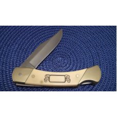 Schrade + USA SC507 Scrimshaw Lockback Knife & Pouch c. 1986 - NIB Schrade + USA SC507 Scrimshaw Lockback Knife & Pouch c. 1986 - NIB