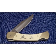 Schrade + USA SC507 Scrimshaw Lockback Knife & Pouch c. 1983 - NIB Schrade + USA SC507 Scrimshaw Lockback Knife & Pouch c. 1983 - NIB