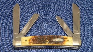 Case XX USA 2002 Bone 64052 SS Congress Knife