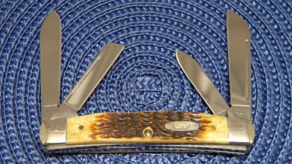 Case XX USA 2002 Bone 64052 SS Congress Knife Case XX USA 2002 Bone 64052 SS Congress Knife