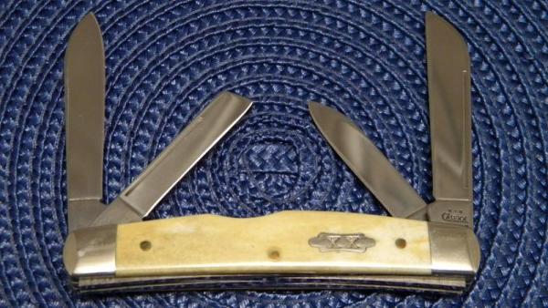 Case XX USA 2002 Bone 64052 SS Congress Knife Case XX USA 2002 Bone 64052 SS Congress Knife