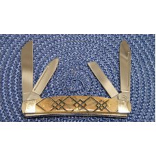 Case XX USA 2003 Bone 64052 SS Congress Knife Engraved Bolsters Case XX USA 2003 Bone 64052 SS Congress Knife Engraved Bolsters