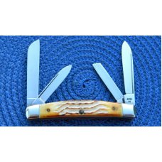 Case XX USA 3 Dot (1987) Bone 64052 SS Kentucky Tobacco Congress Knife Case XX USA 3 Dot (1987) Bone 64052 SS Kentucky Tobacco Congress Knife