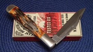 Case Classic 1990 Stag 51050 SAB Coke Bottle Knife - NIB
