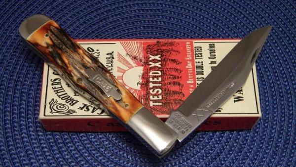 Case Classic 1990 Stag 51050 SAB Coke Bottle Knife - NIB Case Classic 1990 Stag 51050 SAB Coke Bottle Knife - NIB