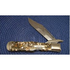 Case Classic 1990's Celluloid 71050L SAB Swing Guard Lockback Coke Bottle Knife - NIB Case Classic 1990's Celluloid 71050L SAB Swing Guard Lockback Coke Bottle Knife - NIB