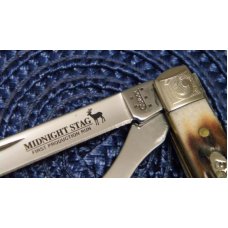 Case XX USA 2005 Midnight Stag 5282 SP SS First Production Run Baby Doctors Knife Engraved Bolsters Case XX USA 2005 Midnight Stag 5282 SP SS First Production Run Baby Doctors Knife Engraved Bolsters