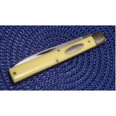 Case XX USA 9 Dot (1971) 3185 Yellow Composition Doctor's Knife Case XX USA 9 Dot (1971) 3185 Yellow Composition Doctor's Knife