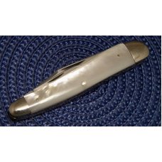 Coles Germany Pearl Carpenters Whittler Knife c.1960's Etched Coles Germany Pearl Carpenters Whittler Knife c.1960's Etched