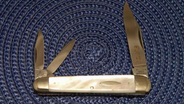 Wester Bros Germany Pearl Whittler Knife *Salesman Sample* c.1904-1967 Wester Bros Germany Pearl Whittler Knife *Salesman Sample* c.1904-1967