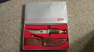 Case XX USA 1889-1989 100th Anniversary Stag Kodiak Fixed Blade Sheath Knife - NIB