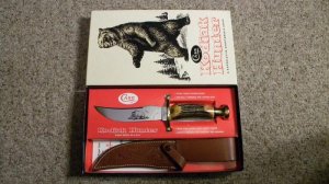 Case XX Hand Made in USA Stag Kodiak Fixed Blade Sheath Knife - NIB