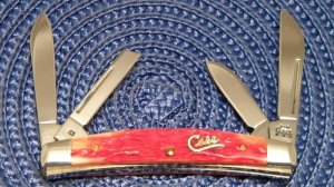 Case XX USA 2004 Red Bone 6468 SS Congress Knife