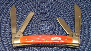 Case XX USA 2003 Red Bone 6468 SS Congress Knife