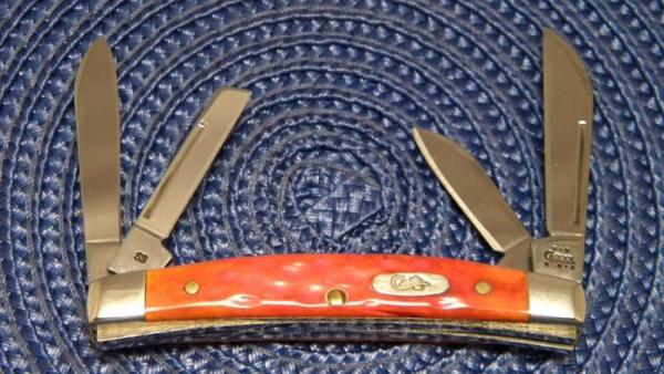 Case XX USA 2003 Red Bone 6468 SS Congress Knife Case XX USA 2003 Red Bone 6468 SS Congress Knife