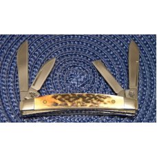 Case XX USA 2004 Stag 5468 SS John Deere Congress Knife Case XX USA 2004 Stag 5468 SS John Deere Congress Knife