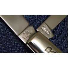 Robeson Shuredge USA (by Queen Cut. Co.) Bone Mastercraft Barlow Knife Robeson Shuredge USA (by Queen Cut. Co.) Bone Mastercraft Barlow Knife