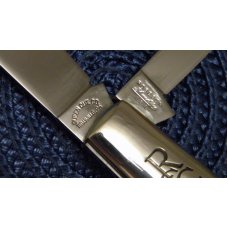 Robeson Shuredge USA (by Queen Cut. Co.) Bone Mastercraft Barlow Knife Robeson Shuredge USA (by Queen Cut. Co.) Bone Mastercraft Barlow Knife
