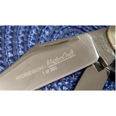 Robeson Shuredge USA (by Queen Cut. Co.) Horn Mastercraft Rail Splitter Stockman Knife Robeson Shuredge USA (by Queen Cut. Co.) Horn Mastercraft Rail Splitter Stockman Knife